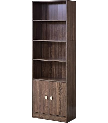 ブックシェルフ 6段 木製棚 本体 シンプル木製ラック幅60cm 本棚 ラック ハイタイプ本棚 おしゃれ ぼん